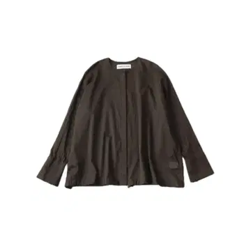 STAMP AND DIARY 시어 노카라 셔츠 블라우스