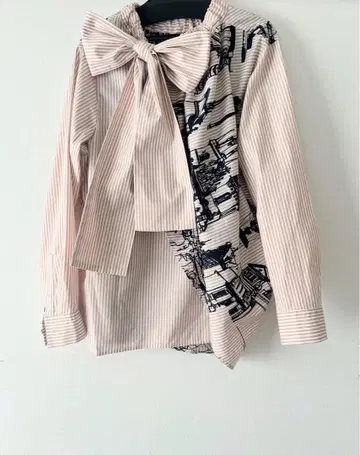 gomme 리본 블라우스