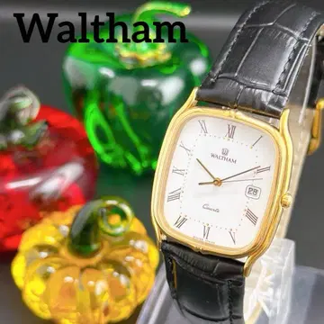 [ 레어 작동품 ] 월쌈 탱크 스퀘어 쿼츠 남성용 손목시계 클래식