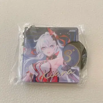 붕괴 3rd 대만 cafe 키아나 레코드형 아크릴 키링 8주년