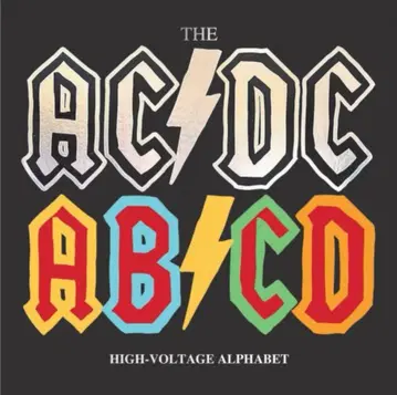 AC/DC AB/CD High Voltage Alphabet