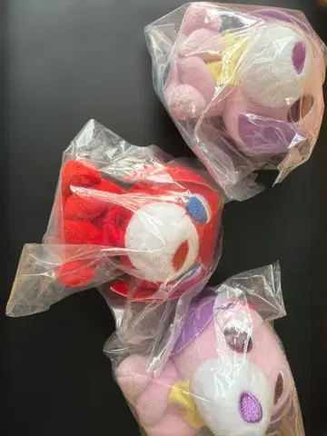 오차이누 키링 봉제 인형 세트