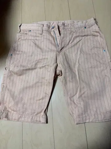 코지마 청바지 코크 스트라이프 숏팬츠 34