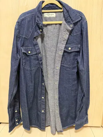 VANQUISH 데님 긴팔 셔츠