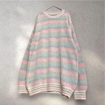 Ermenegildo Zegna 입체편직 코튼 니트 레이온 루즈핏