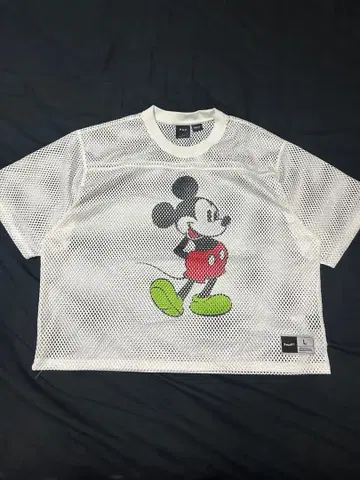 HUF x Disney 미키 메시 풋볼 저지