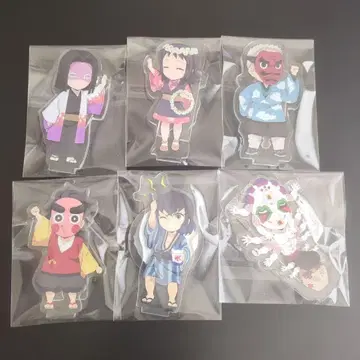 귀멸의 칼날 이어지는 아크릴 스탠드 여름 축제 이노스케 묶음 판매 세트