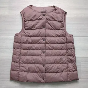 무인양품 노카라 베스트 S 스모키 핑크