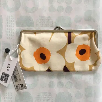 미사용 새상품 마리메꼬 가마구치 파우치 우니코