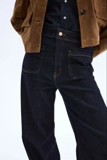 H&M WIDE HIGH JEANS 와이드 데님 청바지 사이즈 34