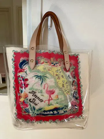 Anna Sui 비닐 토트백