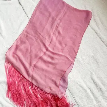질 스튜어트 핑크 프린지 스톨