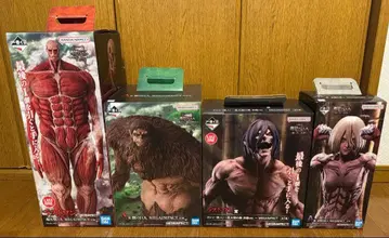 진격의 거인 제일복권 피규어 4체 세트