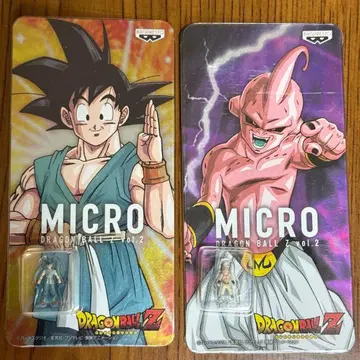 드래곤볼 Z MICRO 피규어 손오공 마인 부우 2종 세트