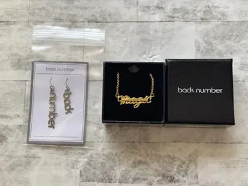 back number 귀걸이 목걸이
