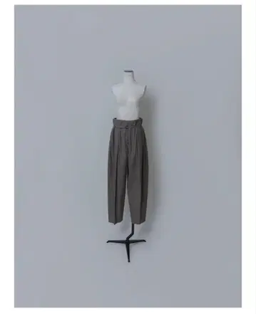 로헨 lohen 하이 웨이스트 2턱 데님