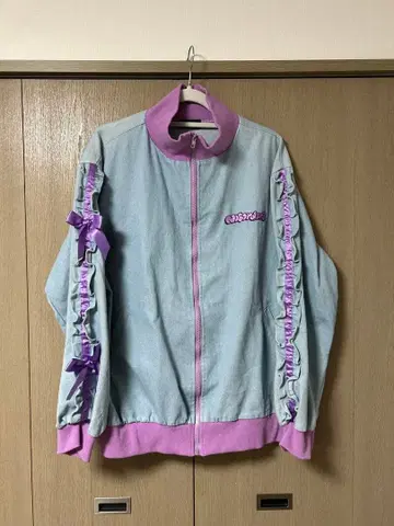 ACDC RAG Melty Planet 자켓 블루종 긴팔 하라주쿠 L