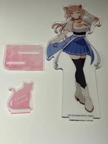 학원 아이돌 마스터 아크릴 스탠드 히메사키 리나미 가라오케 마네키네코