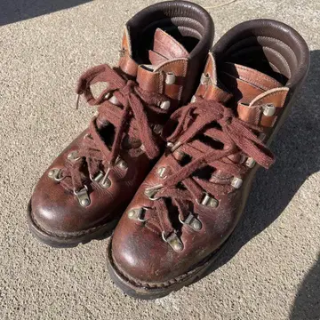 goro 고로 천연 가죽 등산화 브라운 가죽 25cm