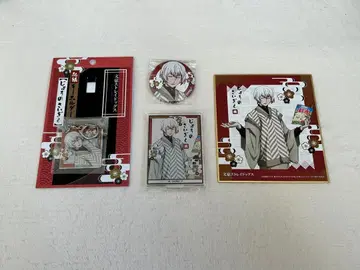 문호 스트레이독스 죠노 사기쿠 아크릴 스탠드 키링 색지 캔뱃지 기모노