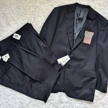 [ 미사용 ] 아오야마 양복 풀마크 남성용 비즈니스 수트 셋업 3점