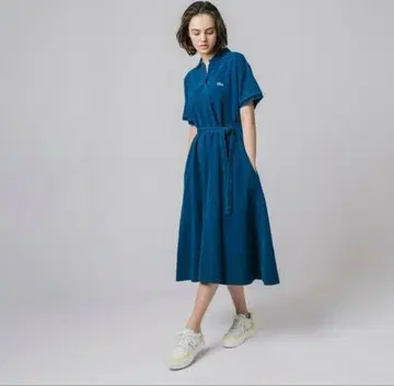 라코스테 인디고 카노코지 폴로 드레스 36M