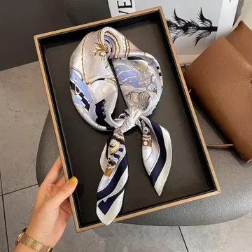 100% 실크 스카프 항해 시대 70*70cm118