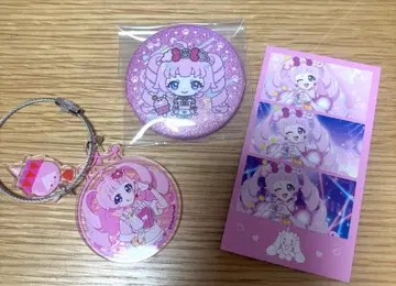 비밀의 아이프리 아오조라 히마리 캔뱃지 아크릴 키링 세트