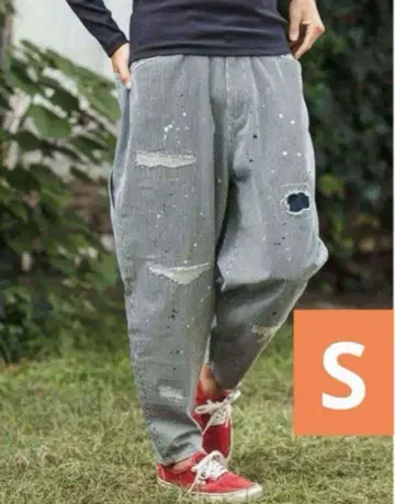 캄비오 히코리 데님 페인터 팬츠 S