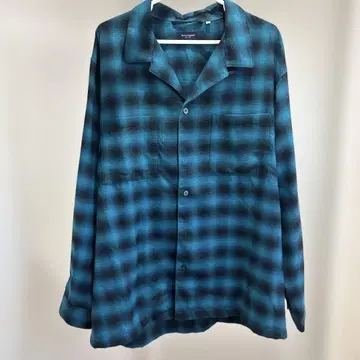 BACK NUMBER 체크 무늬 긴팔 셔츠 XL