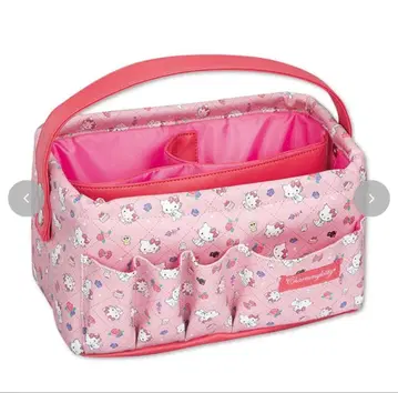 헬로키티 챠미키티 칸막이 포함 보관 케이스 수납 박스 핑크 새상품