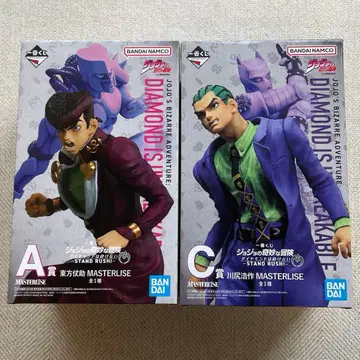 죠죠 제일복권 A상 히가시카타 죠스케 C상 카와지리 코사쿠 피규어