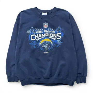 USA 구제 의류 Reebok NFL 샌디에이고 차저스 맨투맨