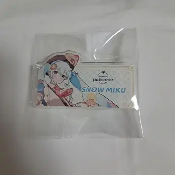 SNOW MIKU 2026 유키 미쿠 HMV 한정판 네임 아크릴 배지
