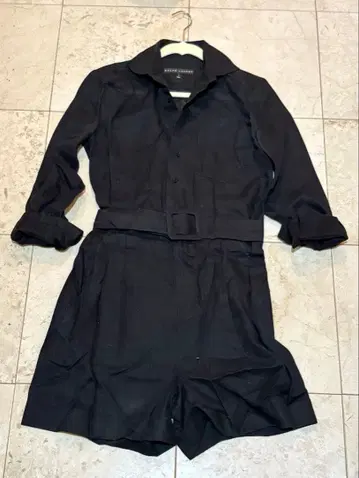 랄프 로렌 블랙 라벨 린넨 점프수트 블랙 M