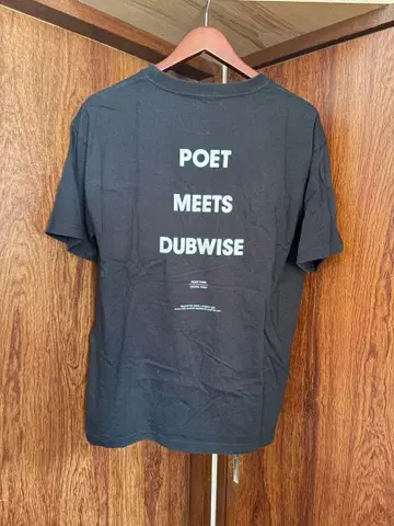 POET MEETS DUBWISE T셔츠 블랙