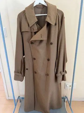 AURALEE (오라리) 울 캐시미어 코트 카멜 사이즈 5 벨트 포함