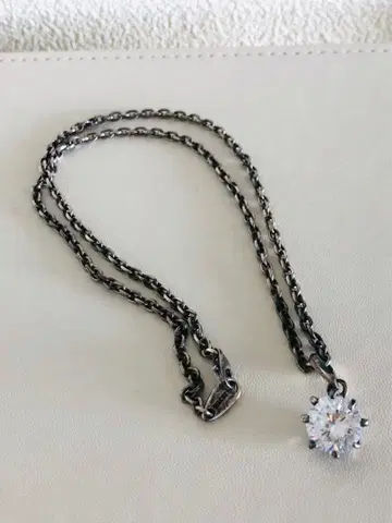 e.m. 실버 목걸이 43cm