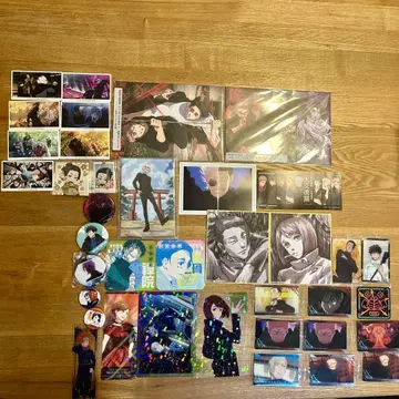 주술회전 굿즈 묶음 판매 팬파레 주술회전전 영화 특전 세가 럭키 쿠지