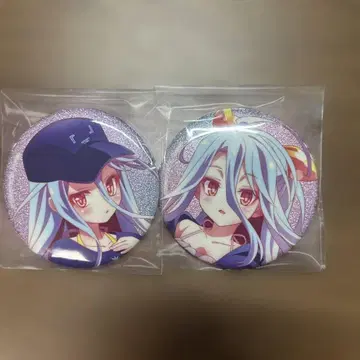 노 게임 노 라이프 arti-mate 화이트 한정판 캔뱃지 노게노라