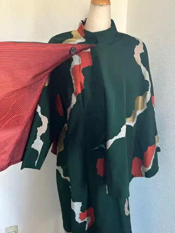 기모노 리메이크 오메시 망토 & 원피스