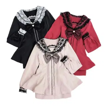 시크릿허니 세일러 카라 긴팔 셋업