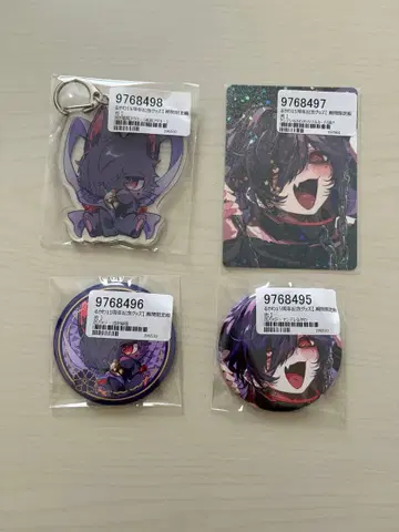 루카와 15주년 기념 굿즈 모음 캔뱃지 트레이딩 카드 아크릴 키링