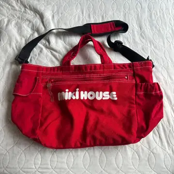 MIKI HOUSE 미키하우스 빨간색 마더백 토트백 2way
