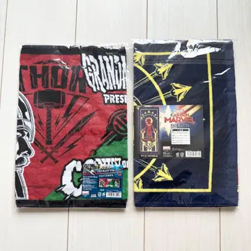 마이티 토르: 라그나로크 캡틴 마블 페이스 타월 세트