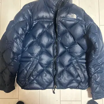노스페이스 네이비 퀼팅 자켓 다운 자켓