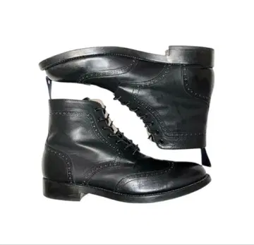 [새상품급] 어태치먼트 컨트리 부츠 비브람 블랙 카즈유키 쿠마가이