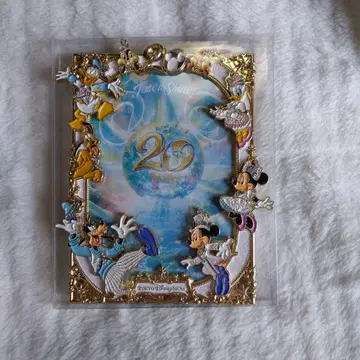 도쿄디즈니씨 20주년 타임 투 샤인 사진 액자 포토 프레임