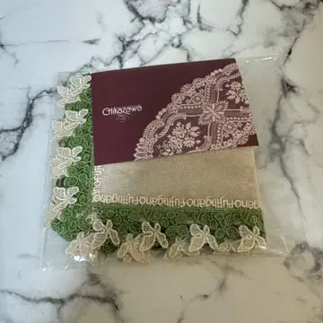 치카자와 레이스 신품 부인화보 120주년 한정판 타월 손수건 그레이