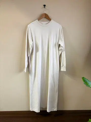 스노우피크 티셔츠 원피스 에크루